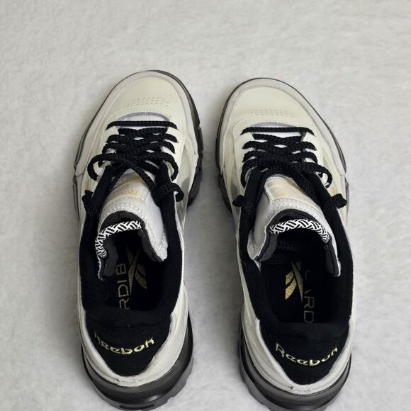 Reebok Cardi B Club C Sneakers Women's Size 9.5 Chalk/Magold/CBlack With Box - Picture 7 of 14